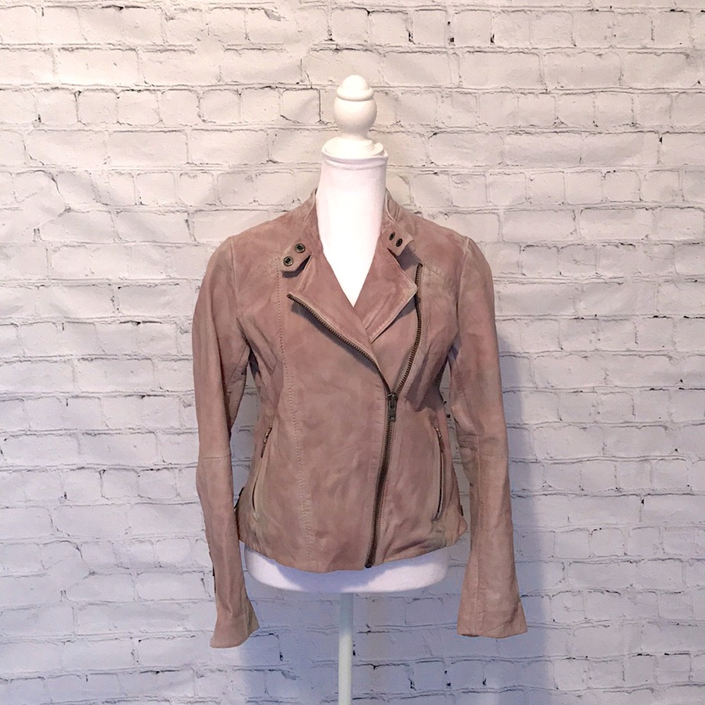 Free People Reminiscent Motorcycle Leather…